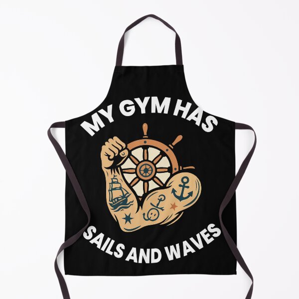 Item preview, My Gym Has Sails And Waves Captain Nautical design designed and sold by LuminOrb.