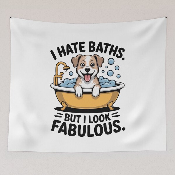 Item preview, Dog Bath Drama Queen designed and sold by Tong4130.