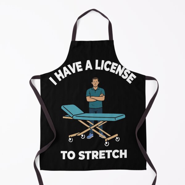 Item preview, I Have A License To Stretch Physiotherapist designed and sold by LuminOrb.
