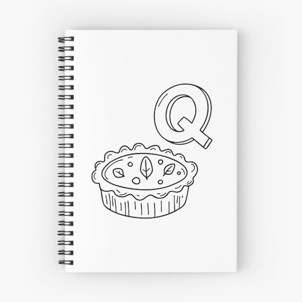 Item preview, An Illustration of letter Q stand for Quiche designed and sold by rasagamastore.