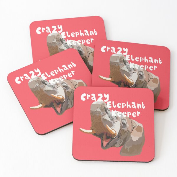 Item preview, E is for Elephant , Elephant Keeper – Zoo Animal Carer Design for Wildlife Workers & Elephant Lovers designed and sold by PrettylittlepastelUk.