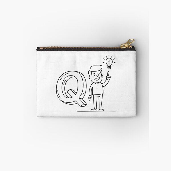 Item preview, An Illustration of letter Q stand for Quick-witted designed and sold by rasagamastore.