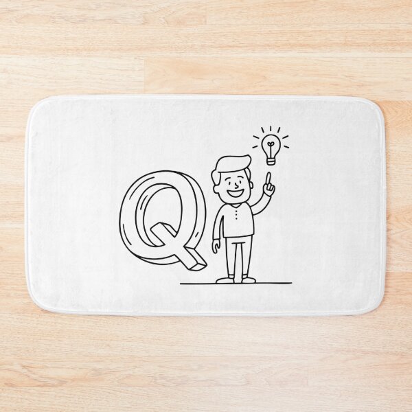 Item preview, An Illustration of letter Q stand for Quick-witted designed and sold by rasagamastore.