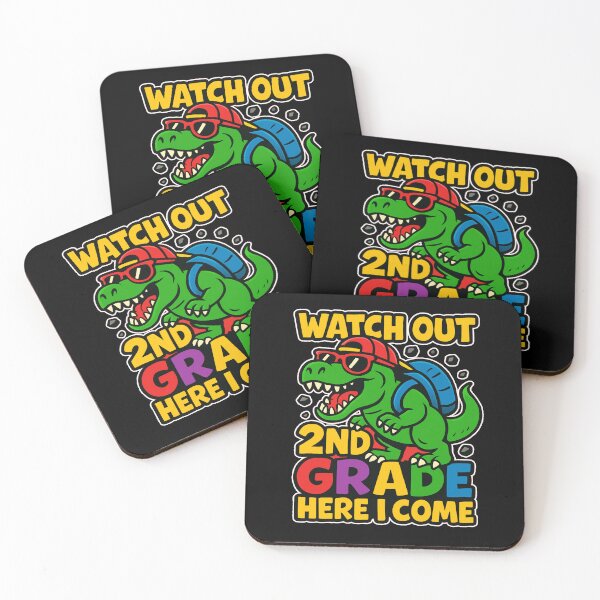 Item preview, WATCH OUT SECOND GRADE HERE I COME back to school happy kids  designed and sold by Jt41.