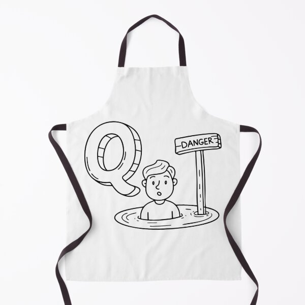 Item preview, An Illustration of letter Q stand for Quicksand designed and sold by rasagamastore.