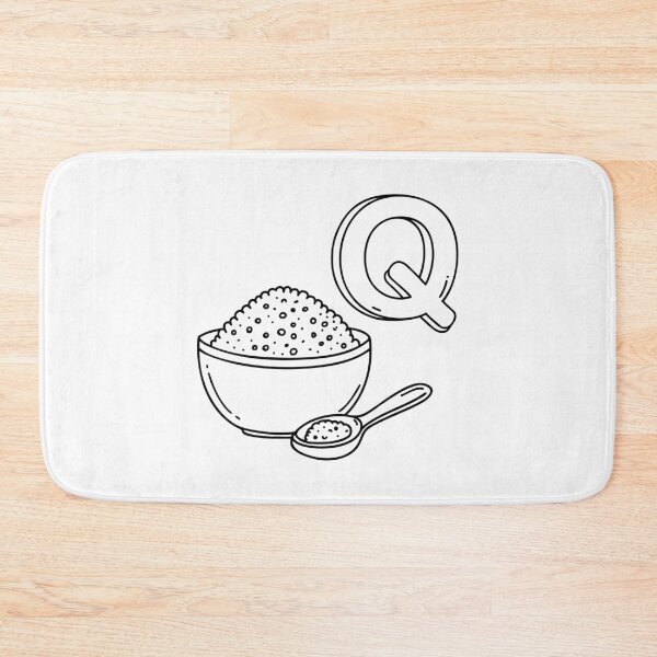 Item preview, An Illustration of letter Q stand for Quinoa designed and sold by rasagamastore.