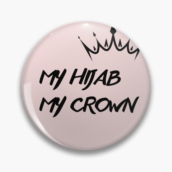 Item preview, My Hijab, My Crown – Soft Pink Empowerment for Hijabi Queens designed and sold by HijabnVibes .