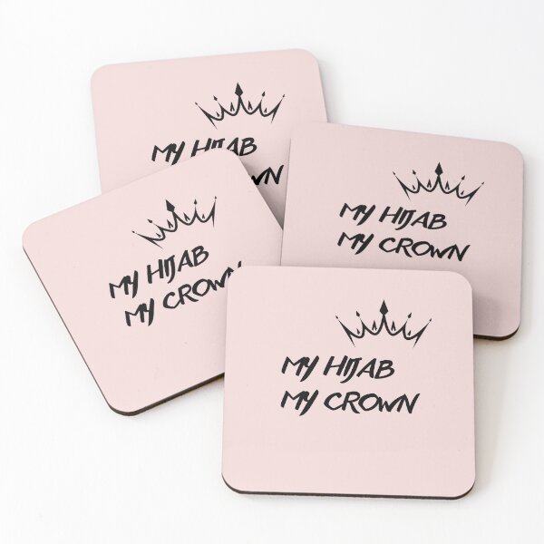 Item preview, My Hijab, My Crown – Soft Pink Empowerment for Hijabi Queens designed and sold by HijabnVibes .