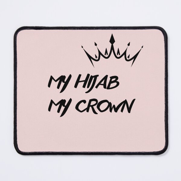 Item preview, My Hijab, My Crown – Soft Pink Empowerment for Hijabi Queens designed and sold by HijabnVibes .