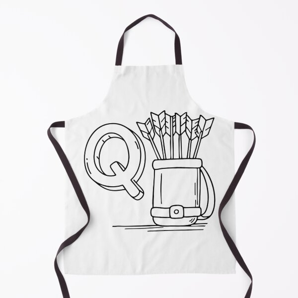 Item preview, An Illustration of letter Q stand for Quiver designed and sold by rasagamastore.