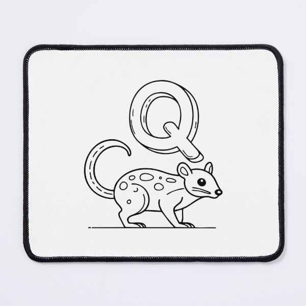 Item preview, An Illustration of letter Q stand for Quoll designed and sold by rasagamastore.