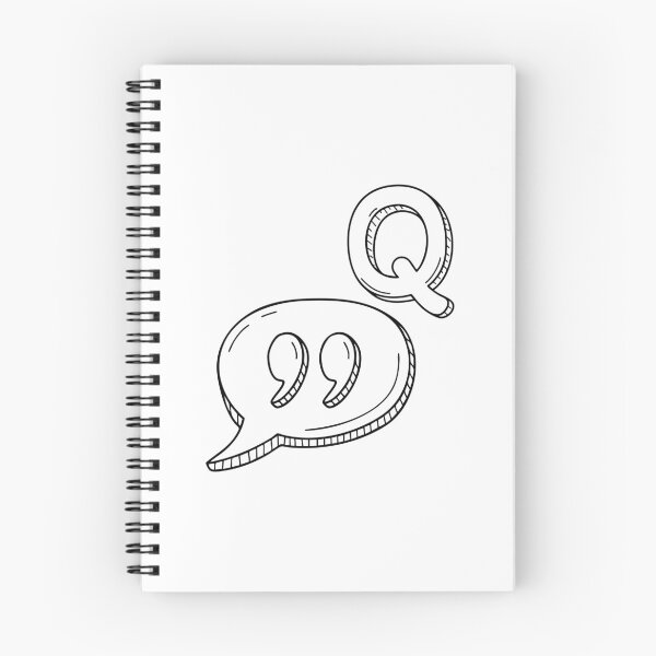 Item preview, An Illustration of letter Q stand for Quotation designed and sold by rasagamastore.