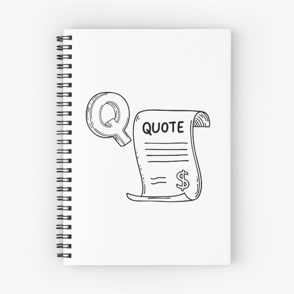 Item preview, An Illustration of letter Q stand for Quote designed and sold by rasagamastore.