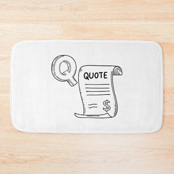 Item preview, An Illustration of letter Q stand for Quote designed and sold by rasagamastore.