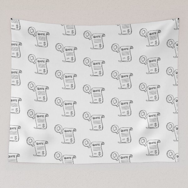 Item preview, An Illustration of letter Q stand for Quote designed and sold by rasagamastore.