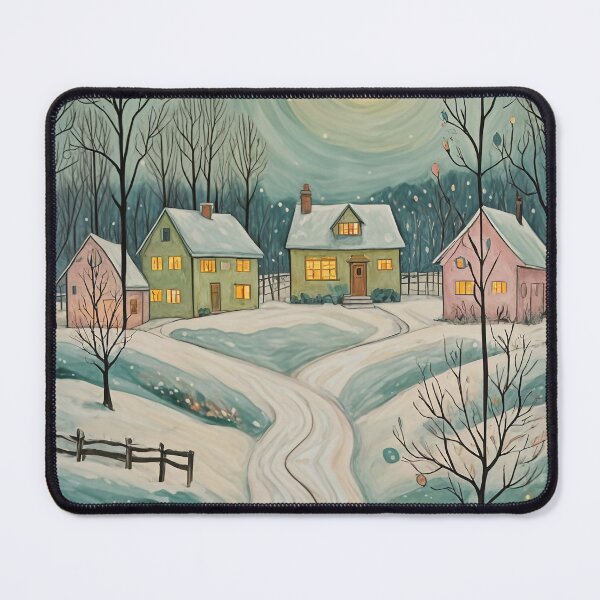 Item preview, Pastel Homes in Winter designed and sold by Lizetteh.