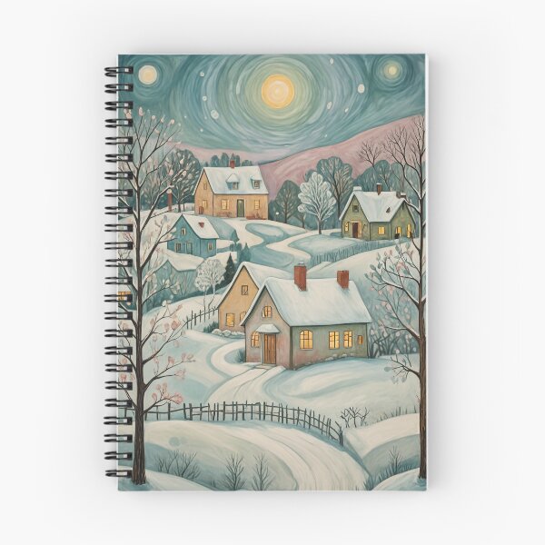 Item preview, Snow-Kissed Pastel Village designed and sold by Lizetteh.