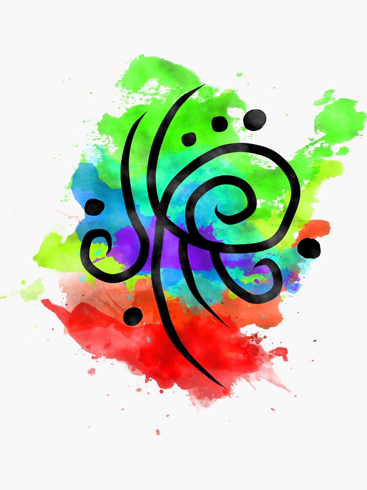 "Sigil for good health" Sticker for Sale by Wolfofantimony | Redbubble