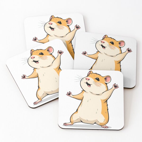 Aperçu de l'œuvre Un hamster faisant du yoga créée et vendue par DOG DESIGN.
