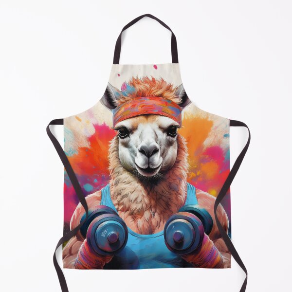 Item preview, Llama at the Gym designed and sold by MoeGFX.