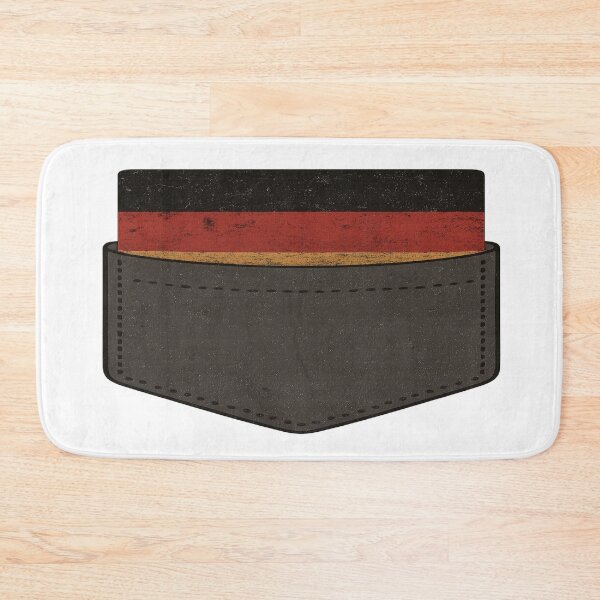 Item preview, Vintage German Pride Pocket — Distressed German Flag with Eagle Accent designed and sold by Globalcitytees.