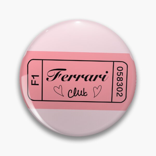 Item preview, Cute Ferrari club ticket  designed and sold by SOFTIA.