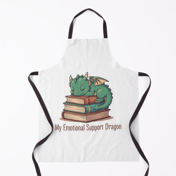 Item preview, Emotional Support Dragon Sticker | Funny Bookish Reader Gift, Romantasy designed and sold by StickyGuys.