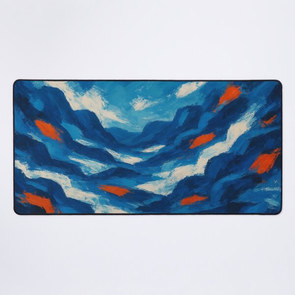 Item preview, Swirls of color over a quiet landscape designed and sold by Sigtrix.