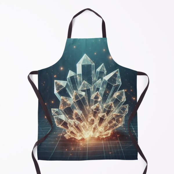 Item preview, Radiant Crystals – Glowing Gem Cluster Design designed and sold by ashokreddy343.