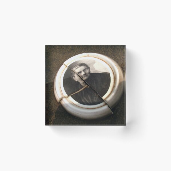 Item preview, Broken Gravestone Portrait designed and sold by FlâneurNYC.
