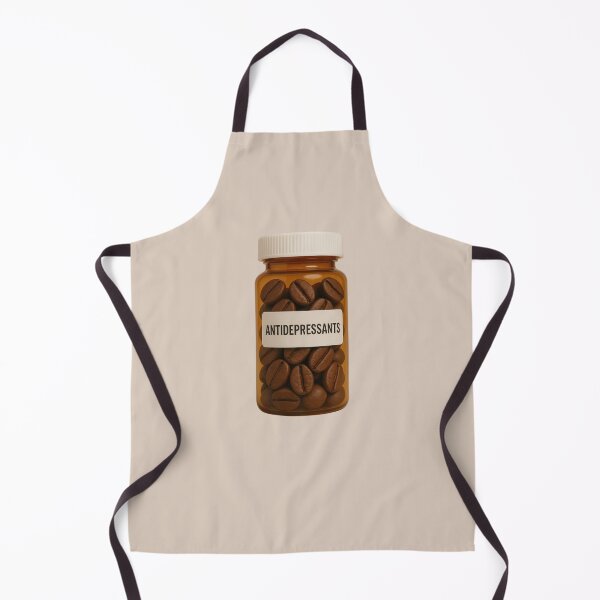 Item preview, Bottle of antidepressants - Coffee Beans designed and sold by wonderxwander.