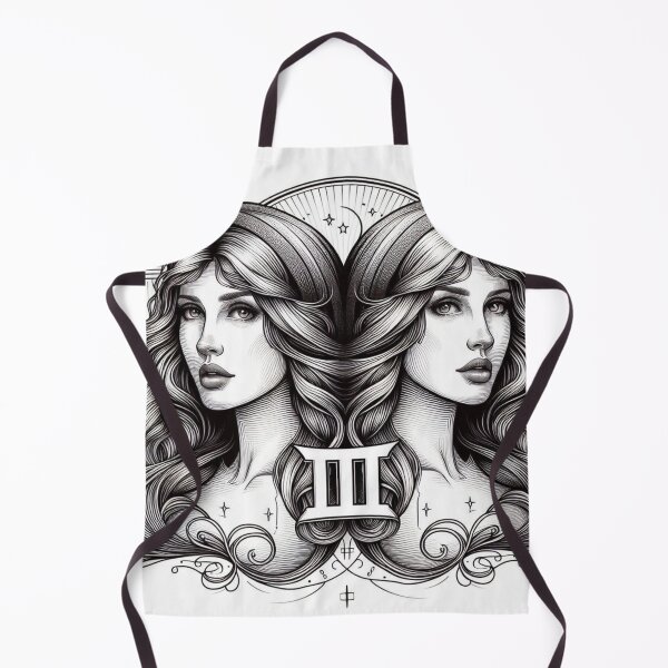 Item preview, Gemini Twins – Zodiac Line Art Astrology Design designed and sold by ashokreddy343.