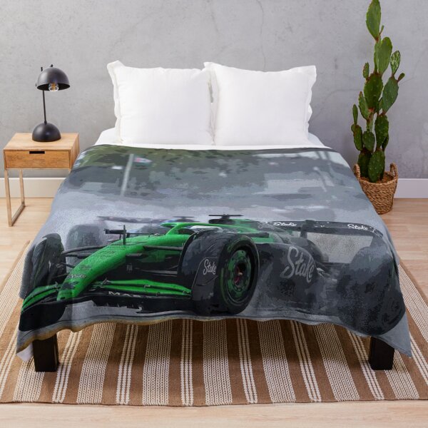Item preview, Nico Hulkenberg racing his 2025 F1 car in the rain towards his first podium during the British Grand Prix abstract designed and sold by Rodissimus1984.