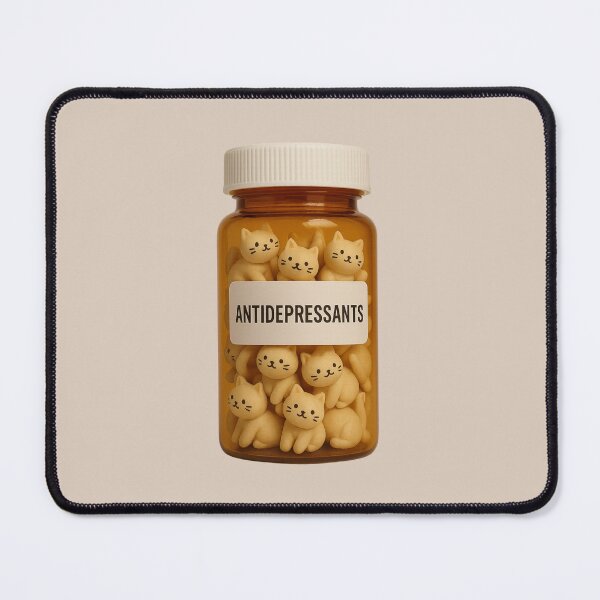Item preview, Bottle of Antidepressants - Adorable Kittens designed and sold by wonderxwander.