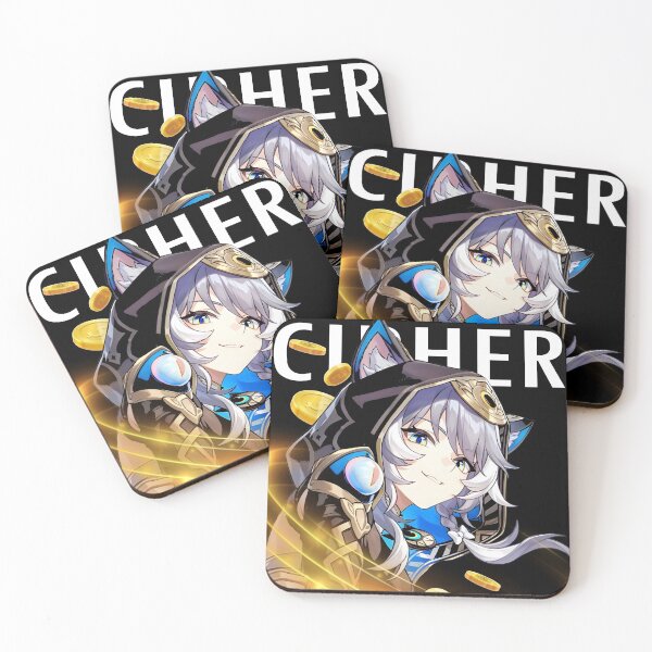 Artikelvorschau, Cipher Honkai Star Rail Shirt Fan Cipher hsr Tshirt Kunst Star Rail Aufkleber Fall Honkai entworfen und verkauft von ItemWaifuArt.