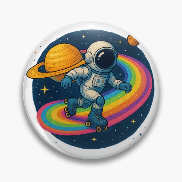 Item preview, Saturn Skater – Dancing on the Rings designed and sold by HEERMANArt.