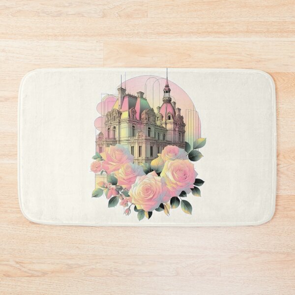 Item preview, Minimalist French Castle - Modern Chateaucore Aesthetic Wall Art designed and sold by Sugar Wisdom .