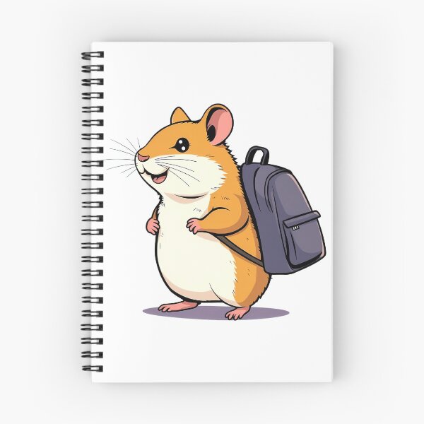 Item preview, A hamster, carrying a schoolbag to school designed and sold by DOG DESIGN.