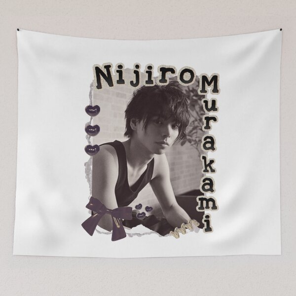 Item preview, Nijirō Murakami Japanese Drama Actor Scrapbook Collage Cozy Y2K Vintage Design designed and sold by HELL0WBELLO.