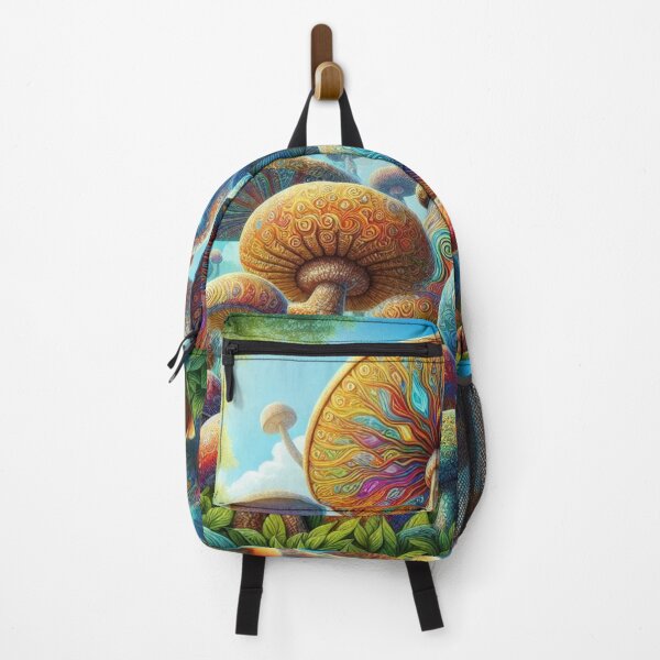 Item preview, Psychedelic Mushroom Collage – Trippy Fungi Art Explosion designed and sold by ashokreddy343.