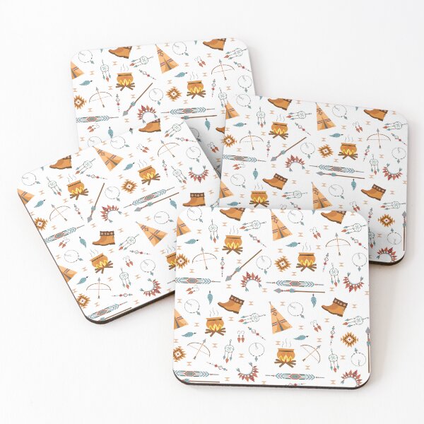 Item preview, Native Icons Harmony – Earth‑Tone Tribal Pattern designed and sold by PAWIRADA.