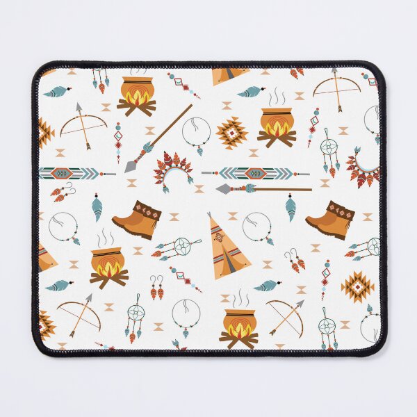 Item preview, Native Icons Harmony – Earth‑Tone Tribal Pattern designed and sold by PAWIRADA.