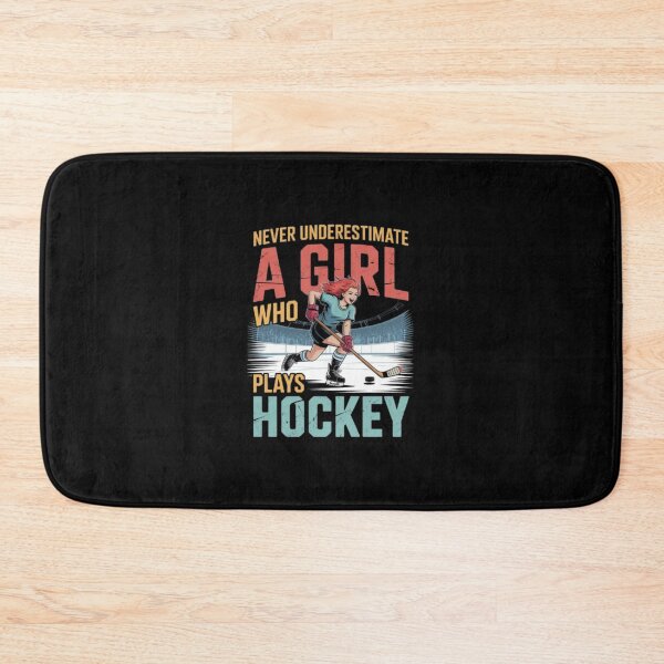 Item preview, Never Underestimate a Girl Who Plays Ice Hockey designed and sold by Jacob noro.