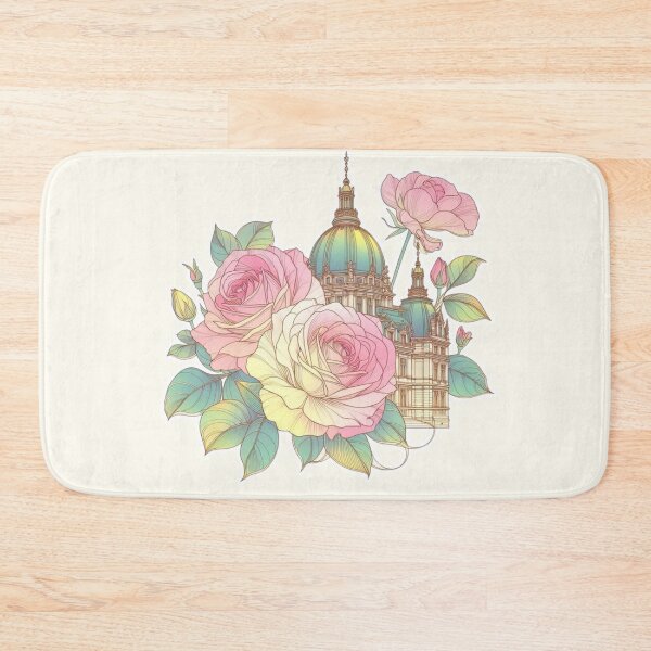Item preview, Minimalist French Castle - Modern Chateaucore Aesthetic Wall Art designed and sold by Sugar Wisdom .