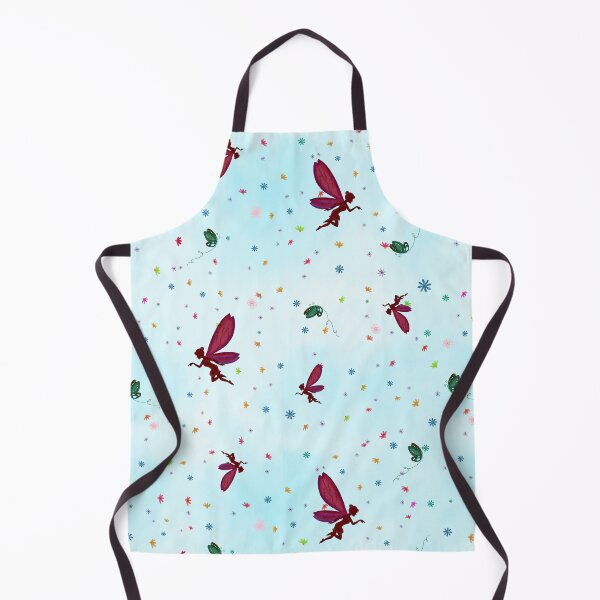 Item preview, Fairies and Flowers in Flight — Enchanted Blue Pattern designed and sold by neenu-bhasin11.