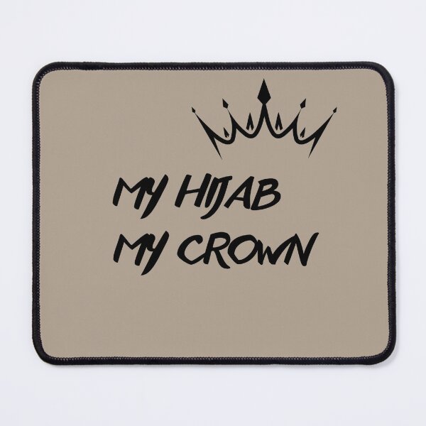 Item preview, My Hijab, My Crown – Modern Taupe Elegance for Strong & Stylish Hijabis designed and sold by HijabnVibes .