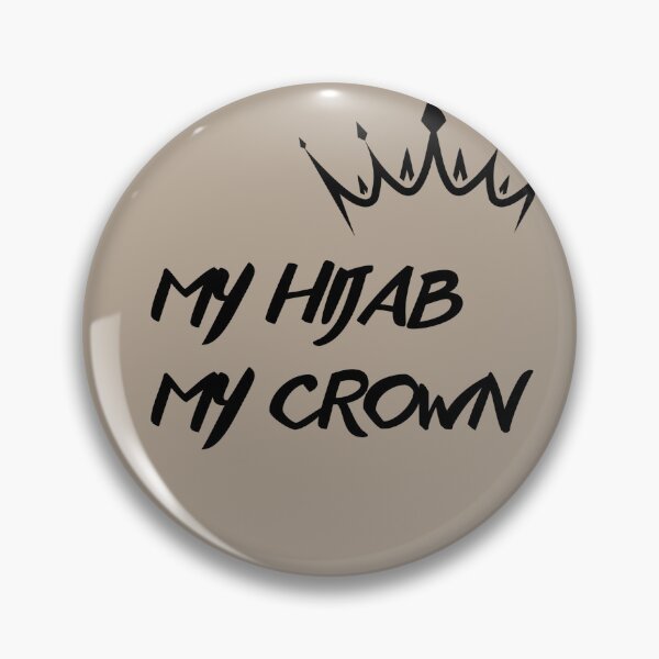 Item preview, My Hijab, My Crown – Modern Taupe Elegance for Strong & Stylish Hijabis designed and sold by HijabnVibes .