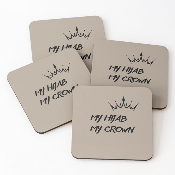 Item preview, My Hijab, My Crown – Modern Taupe Elegance for Strong & Stylish Hijabis designed and sold by HijabnVibes .