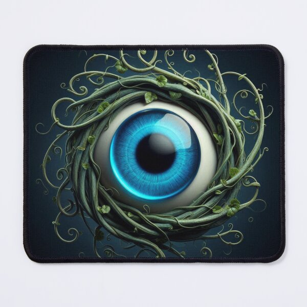 Item preview, Sacred Growth – Evil Eye in Botanical Form designed and sold by ashokreddy343.