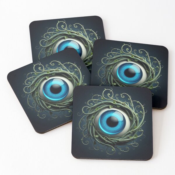 Item preview, Sacred Growth – Evil Eye in Botanical Form designed and sold by ashokreddy343.